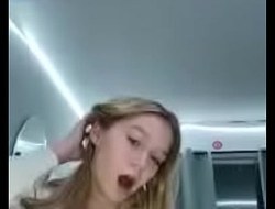 Blonde Teen Teasing Her Titties On ameporn