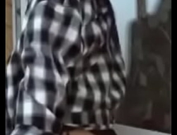 Russian Teen Teasing Her Ass On The Balcony