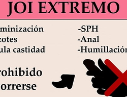 JOI EXTREMO: Anal, feminización, SPH, Azotes,...