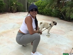 Diamond Kitty gets assfucked after dog walking by Sean Lawless