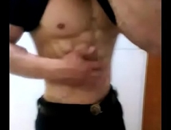 china chinese gay muscle guy young man amateur selfie solo wank jerking.off ä¸­å›½ ç­‹è‚‰ è‚Œè‚‰ å¹´è½» åŒæ€§æ‹ åŒå¿— æ‰‹æ·« è‡ªæ‹